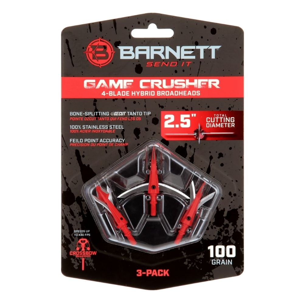 Barnett Game Crusher 100gr. 4 Blade Broadheads