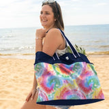 Geckobrands Beach Tote - Tie Dye