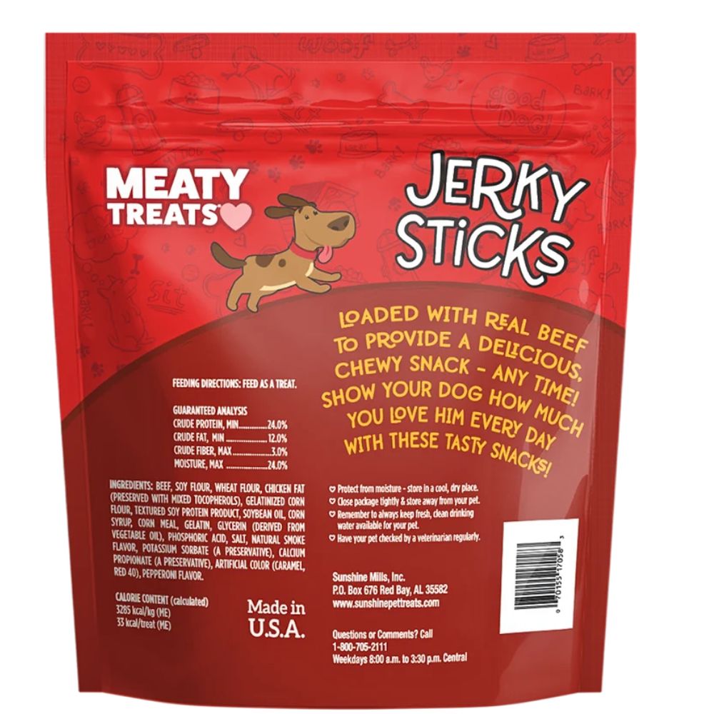 Beef & Pepperoni Meaty Treats Jerky Sticks 22.5 oz