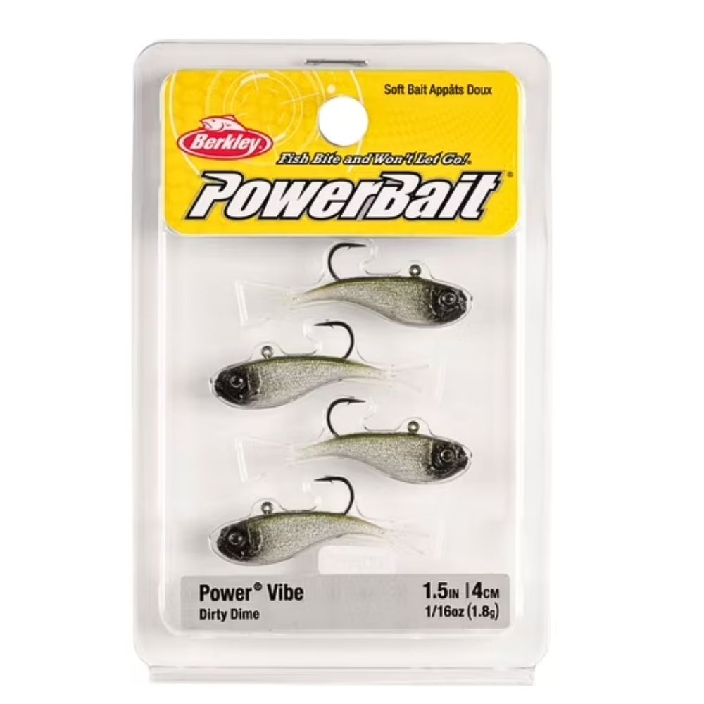 Berkley PowerBait® Power® Vibe, 1.5 in, Dirty Dime