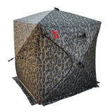 Mossy Oak Bottomland See Thru Mesh Hub Blind w/ NW Logo