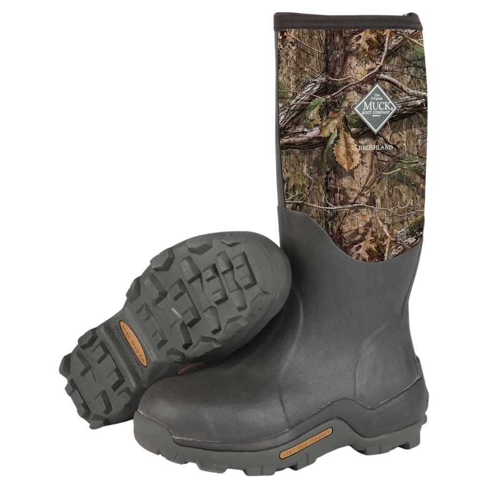 Muck Men's Mossy Oak Brushland Boot WETMDNA