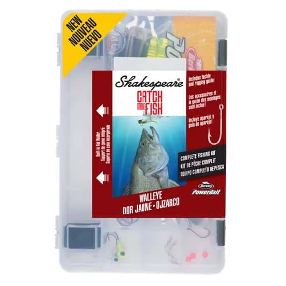 Shakespeare 25 Piece Walleye Catch More Fish Walleye Kit