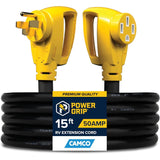 Camco RV 50AMP Power Grip Extension Cord - 15'
