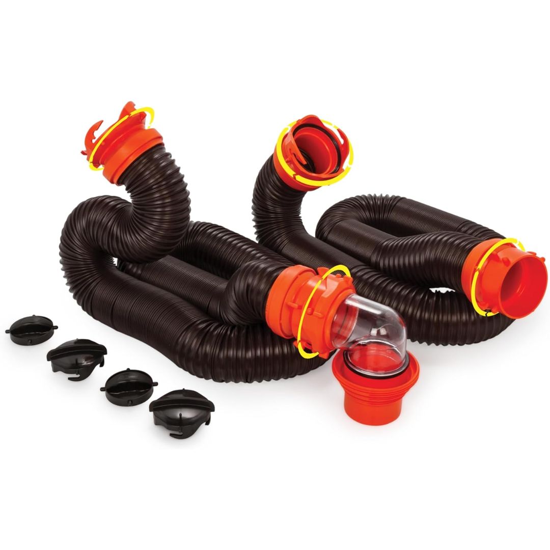 Camco RV Rhino Flex 20 Foot RV Sewer Hose Kit