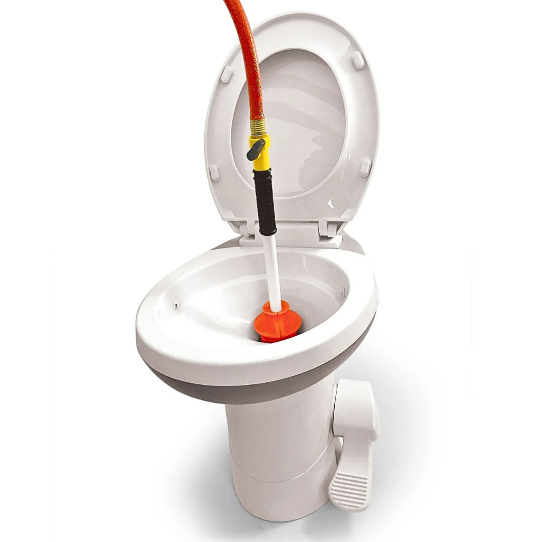 Camco Rhino toilet flush valve prop