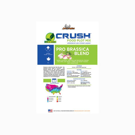 Ani-Logics Crush Pro Brassica Blend Food Plot Mix - 2lb