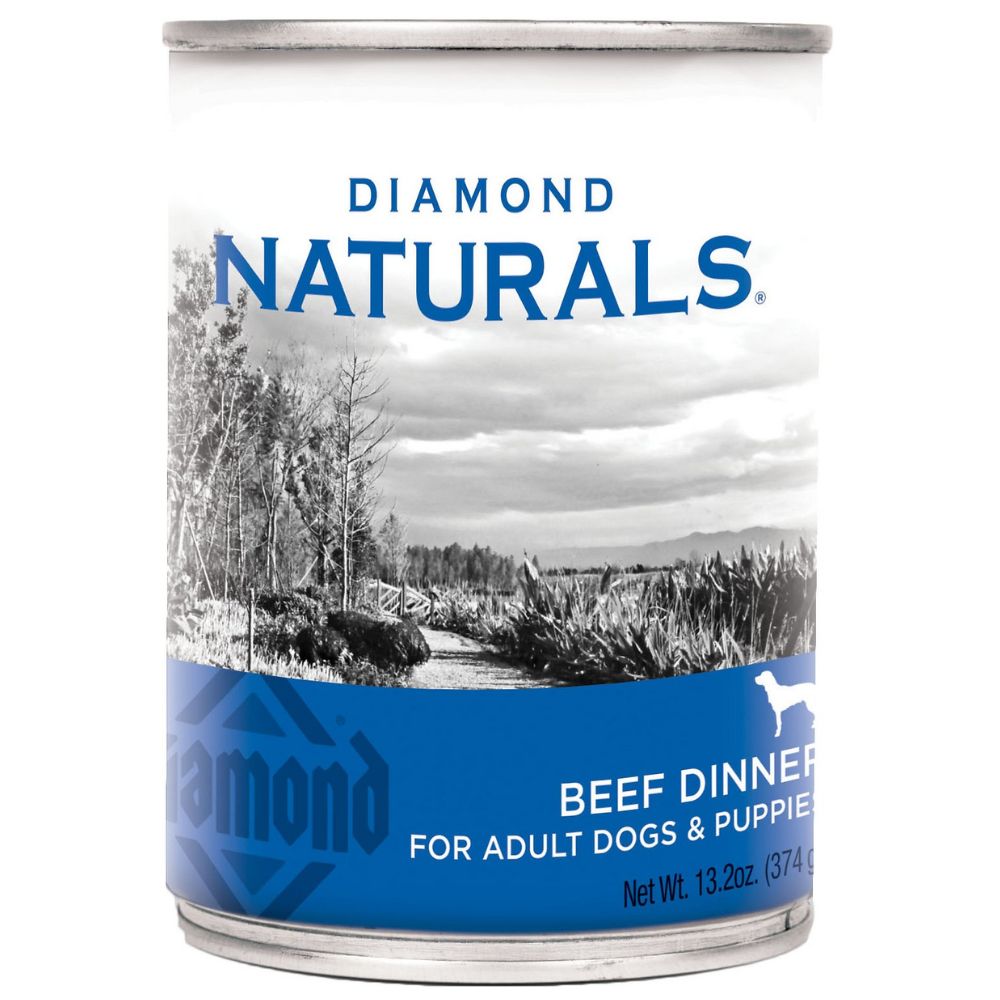 Diamond Naturals Beef Dinner All Stages of Life Canned Dog Food 13.2oz