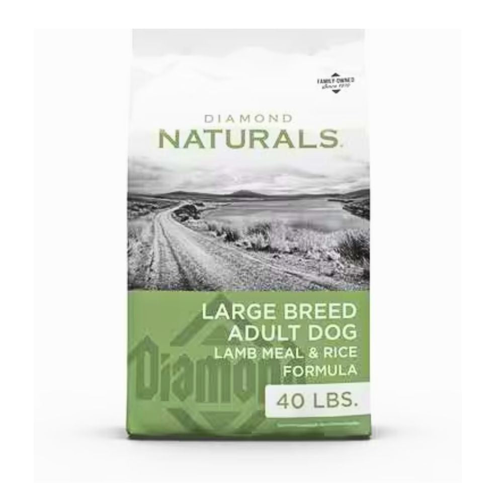 Diamond Naturals Large Breed Dog Lamb & Rice 40#