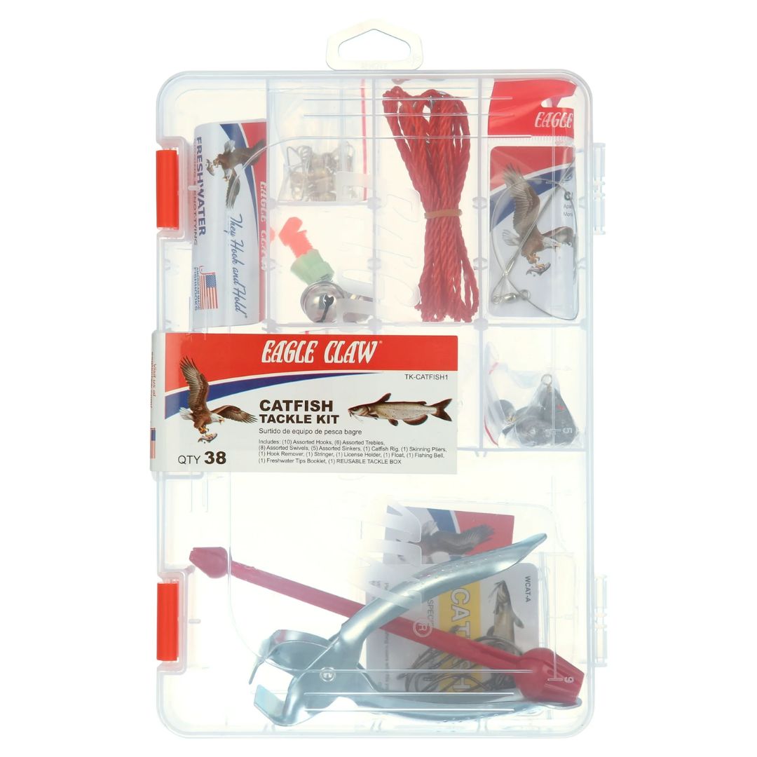 Eagle Claw 38pc Catfish Tackle Kit