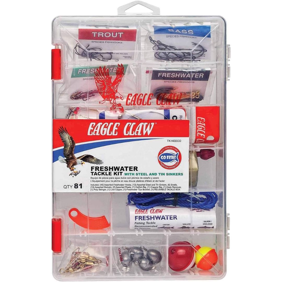 Eagle Claw 81pc Freshwater Tackle Kit