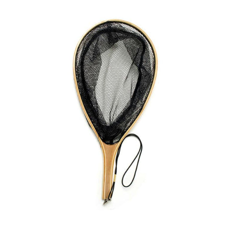 Eagle Claw Wood Trout Net W/Rubberized Netting