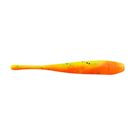 PowerBait Pro Twitchtail Minnow Bag Chartreuse Black Fleck-Orange  3in  15