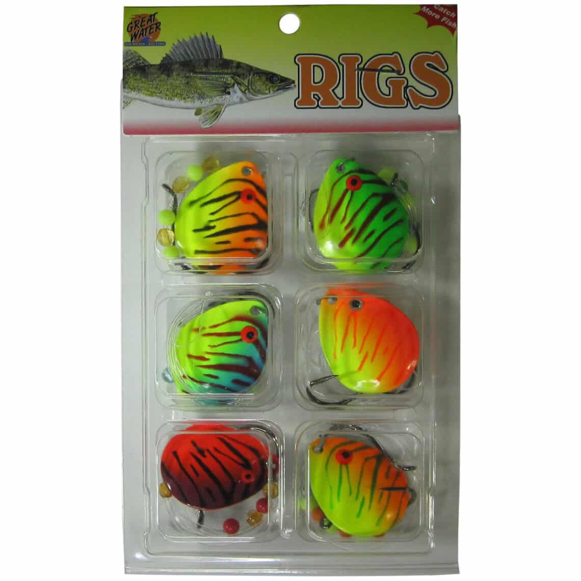 Walleye Rig Kit -Tiger Rigs 6 pc