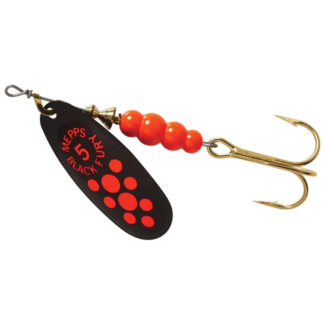 Mepps Black Fury Plain Treble