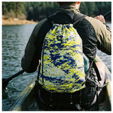 Geckobrands Embark Mahi Geckoflage Waterproof Drawstring Backpack