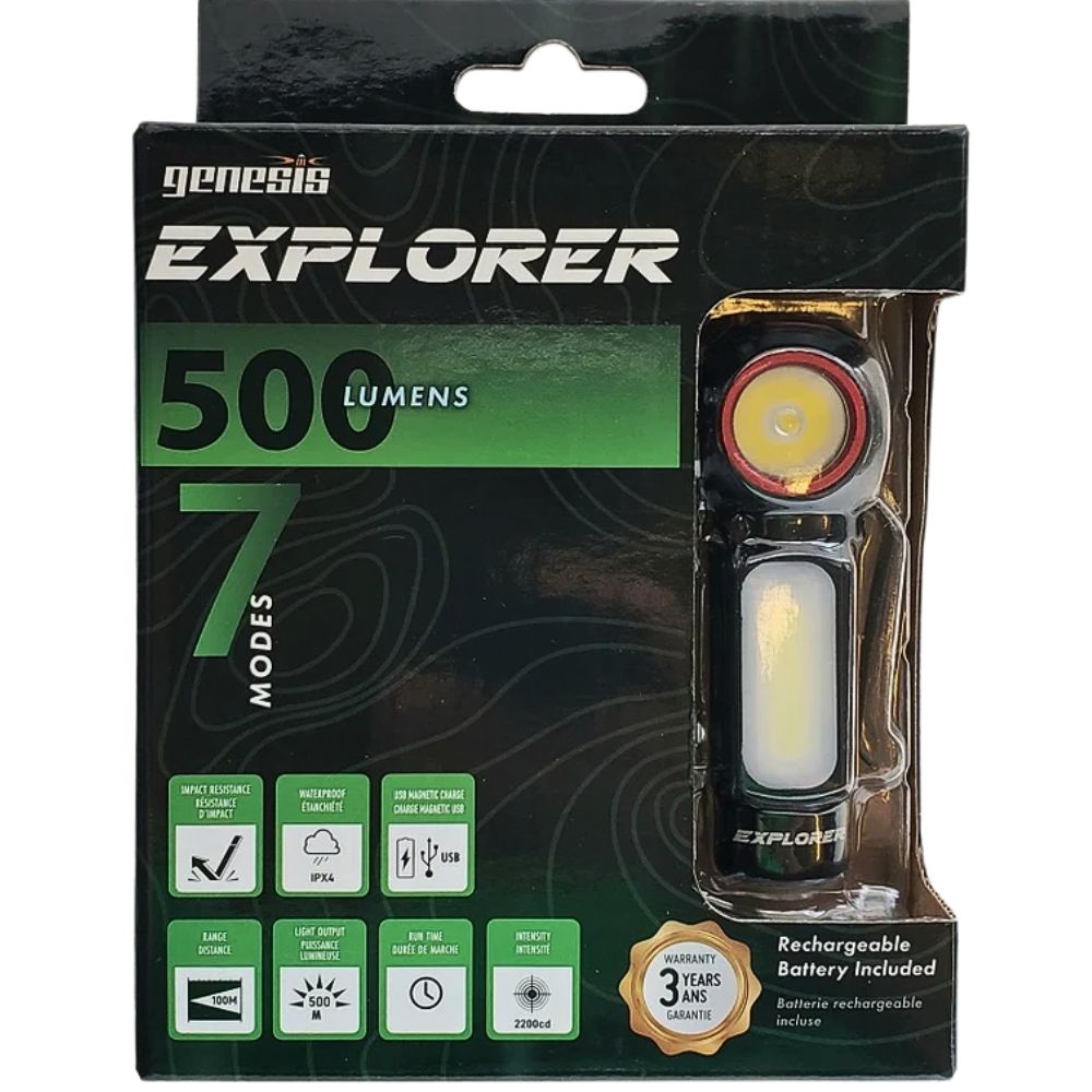 Genesis Explorer 500 Lumens Headlamp