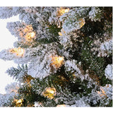 Gerson Lightly Flocked Canyon Fir Artificial Tree 6.5ft 350 UL Clear Lights