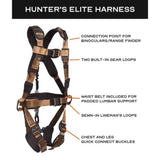 Hunter's Elite Harness Kit, L/XL, 300 lb, Quick-Connect Chest/ Quick-Connect Leg Straps