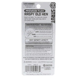 Hunters Specialties Premium Flex Raspy Old Hen Turkey Call, HS-STR-05903
