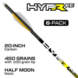 Killer Instinct 20" Hyper KE Crossbow Bolts - 6pk