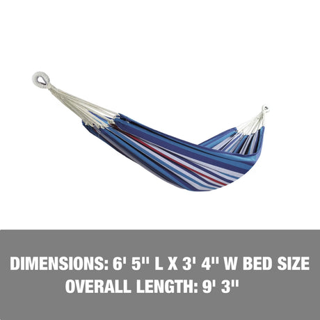 Hammock in a Bag- America's Cup Stripe