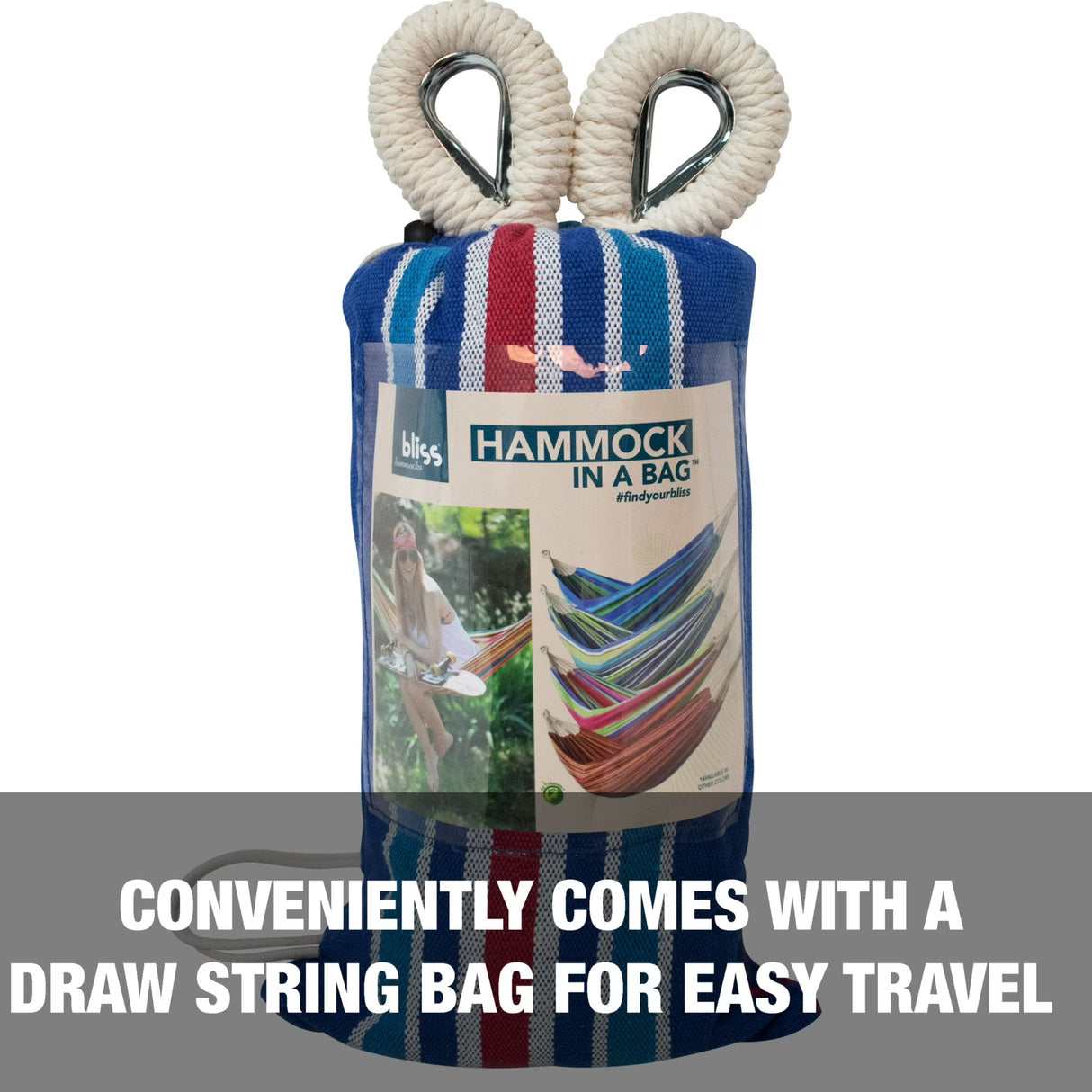 Hammock in a Bag- America's Cup Stripe