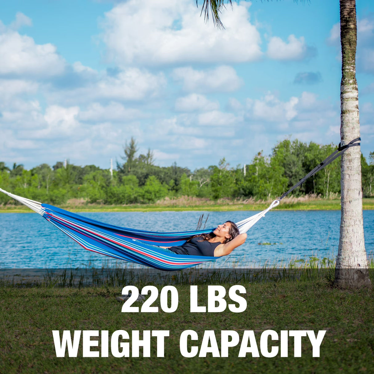 Hammock in a Bag- America's Cup Stripe