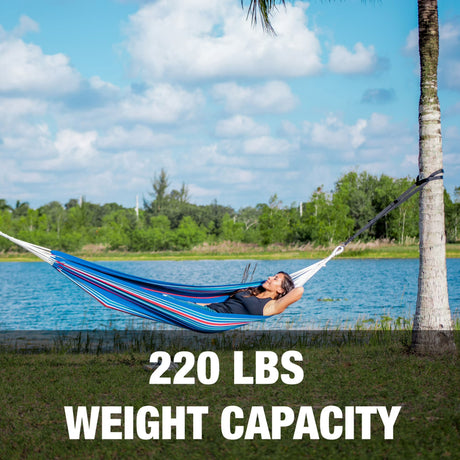 Hammock in a Bag- America's Cup Stripe