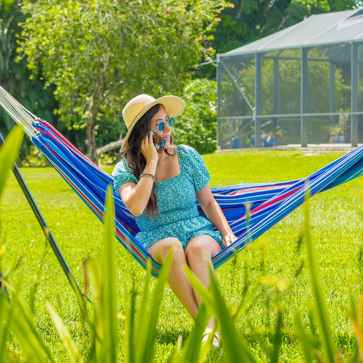 Hammock in a Bag- America's Cup Stripe