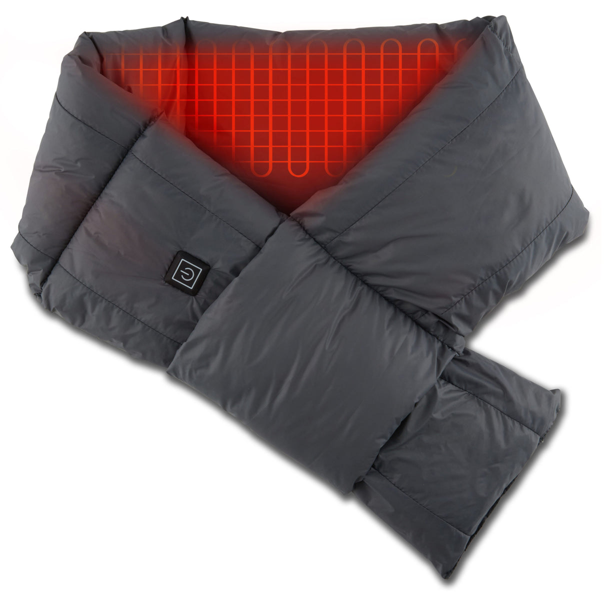 Helios Heated Scarf w/ 5000Mah Power Bank - Grey