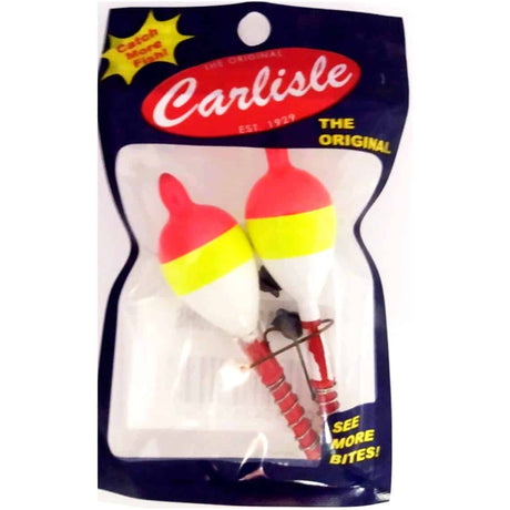 Carlisle Spring-Lok Floats w/Hooks and Sinkers Set of 2