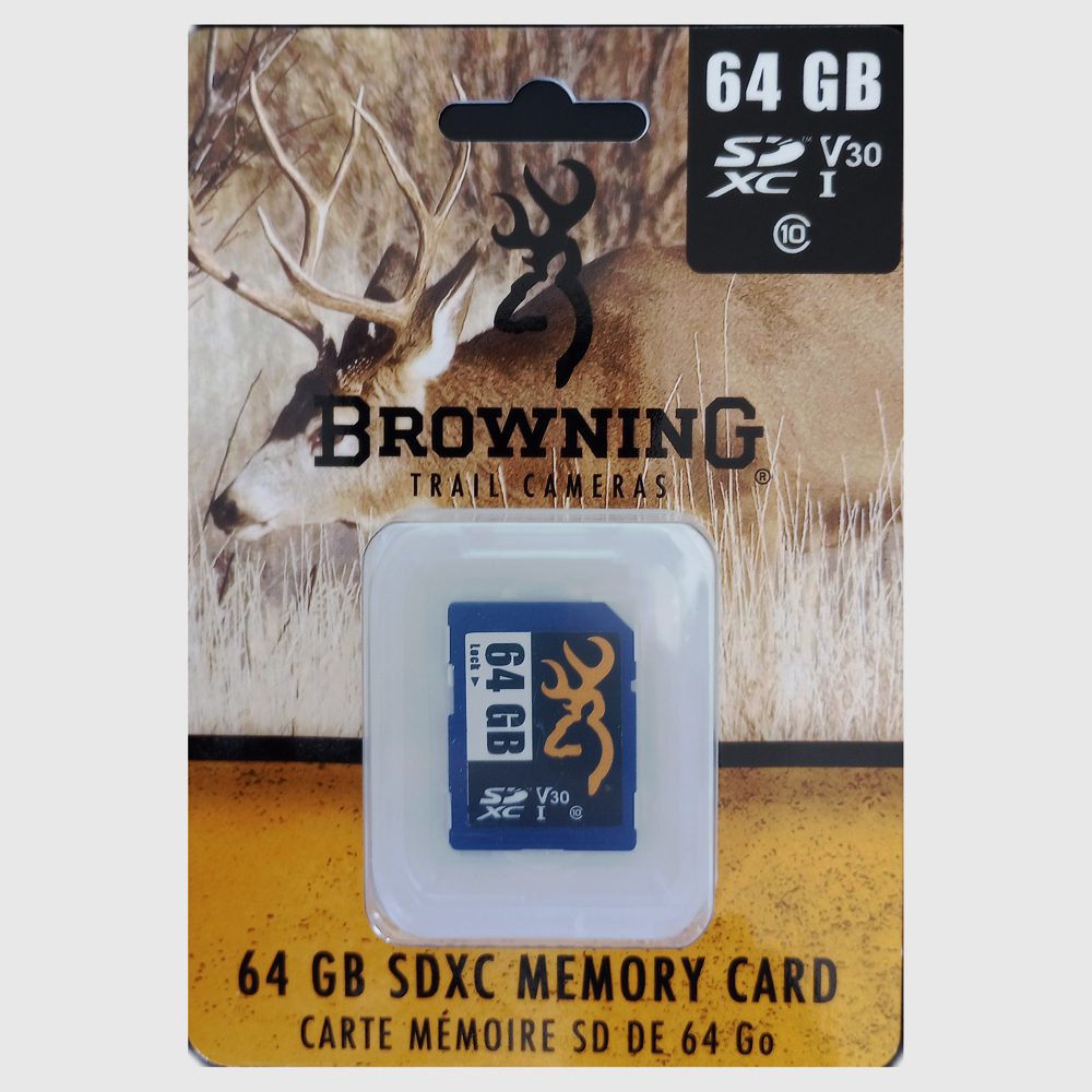 Browning Trail Camera 64 GB SD Card (Class 10)