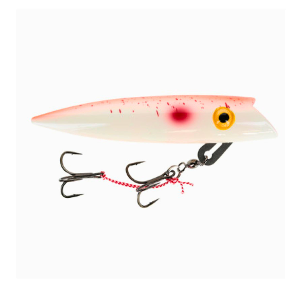 Ice Strong Trolling Plug - Orange Glow Splatter UV