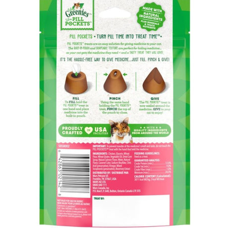 Greenies Feline Pill Pockets Salmon 45ct, 1.6oz