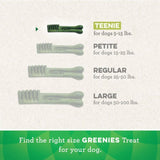 Greenies Mini-Treat Pak Teenie 22ct, 6oz