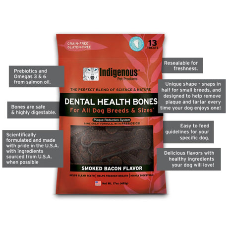 Indigenous Dental Health Bones Lg Carrot & Pumpkin Flavor 17oz