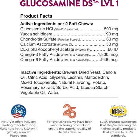 Glucosamine DS Level 1 Soft Chew - Cup