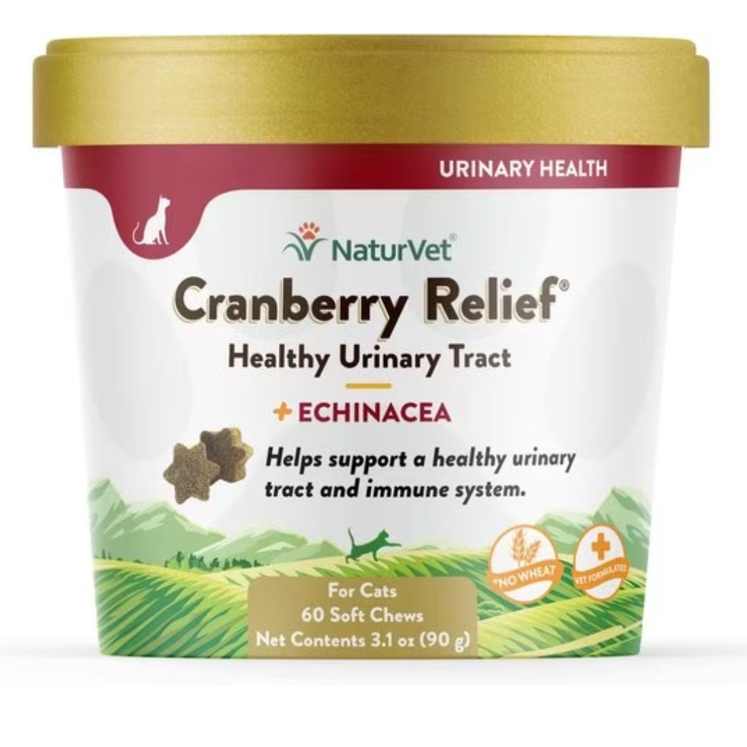 NaturVet Cranberry Relief Plus Echinacea CAT Soft Chew - Cup