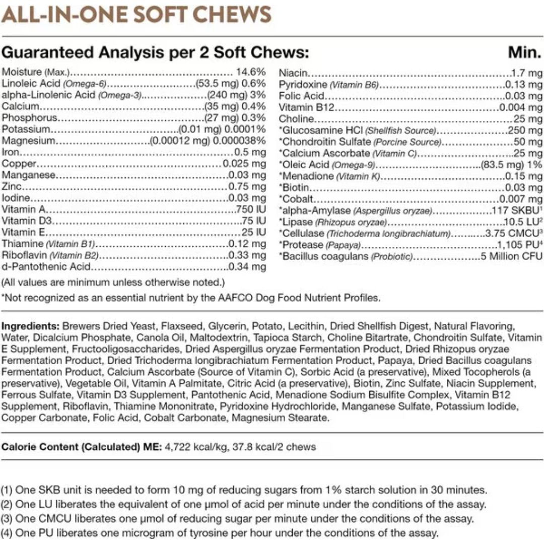 NaturVet All-In-One Soft Chew - Cup