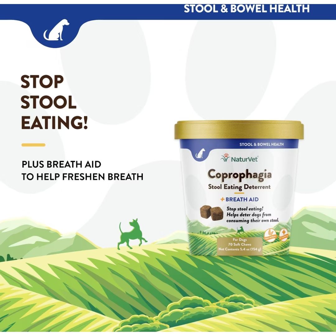NaturVet Coprophagia Stool Eating Deterrent Soft Chew - Cup