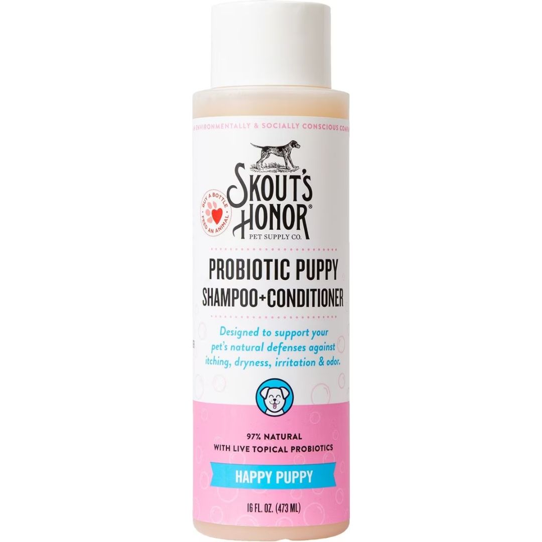 Skout's Honor Probiotic Shampoo+Conditioner Happy Puppy 16oz