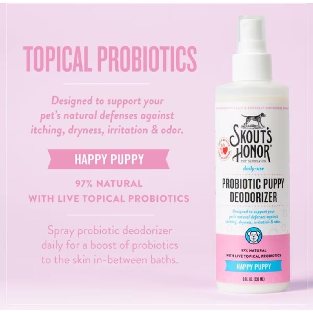 Skout's Honor Probiotic Daily Use Deodorizer Happy Puppy 8oz