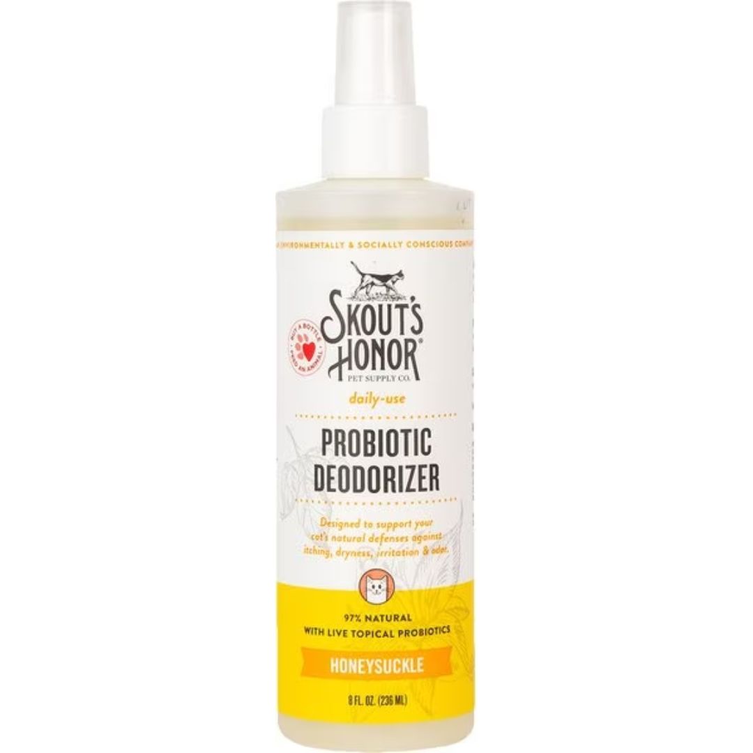 Skout's Honor Cat Probiotic Daily Use Deodorizer Honeysuckle 8oz