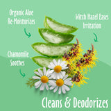 Earthbath Ear Wipes Witch Hazel & Chamomile 30ct