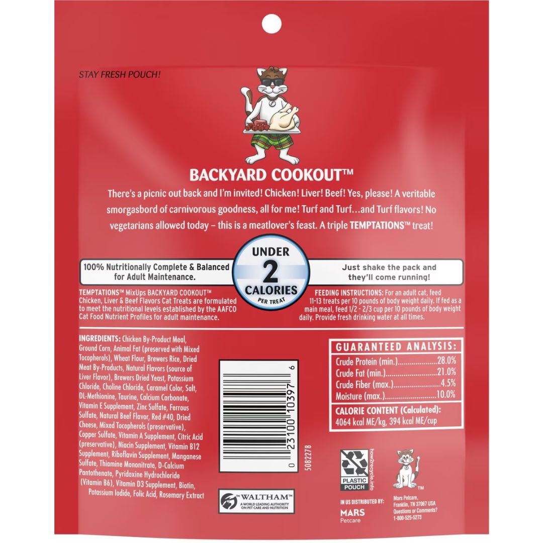 Temptations Backyard Cookout Mixups Mega Bag 6.35oz