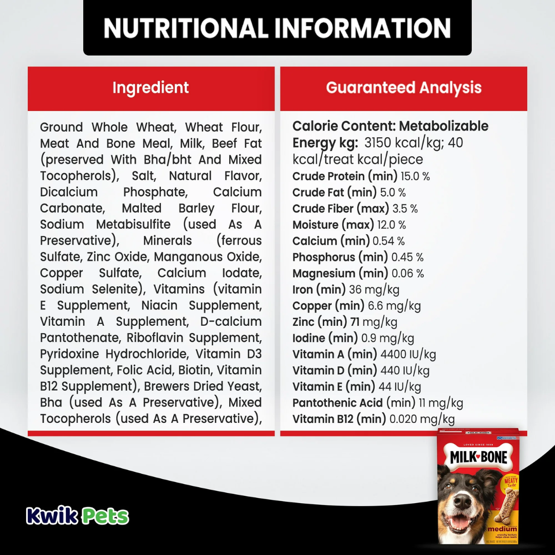 Milk Bone Biscuit Original Medium 24oz