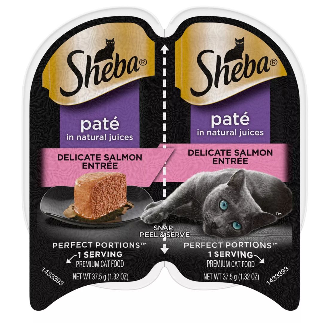 Sheba Perfect Portions Cat Premium Pate Salmon Entree Wet 2.65oz