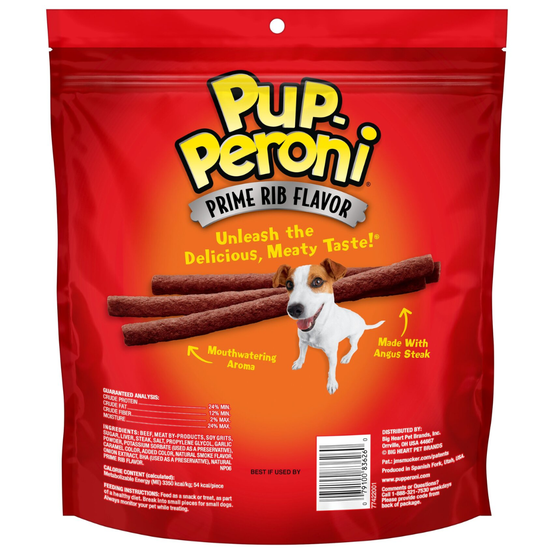 Pupperoni Prime Rib Dog Treats 22.5oz