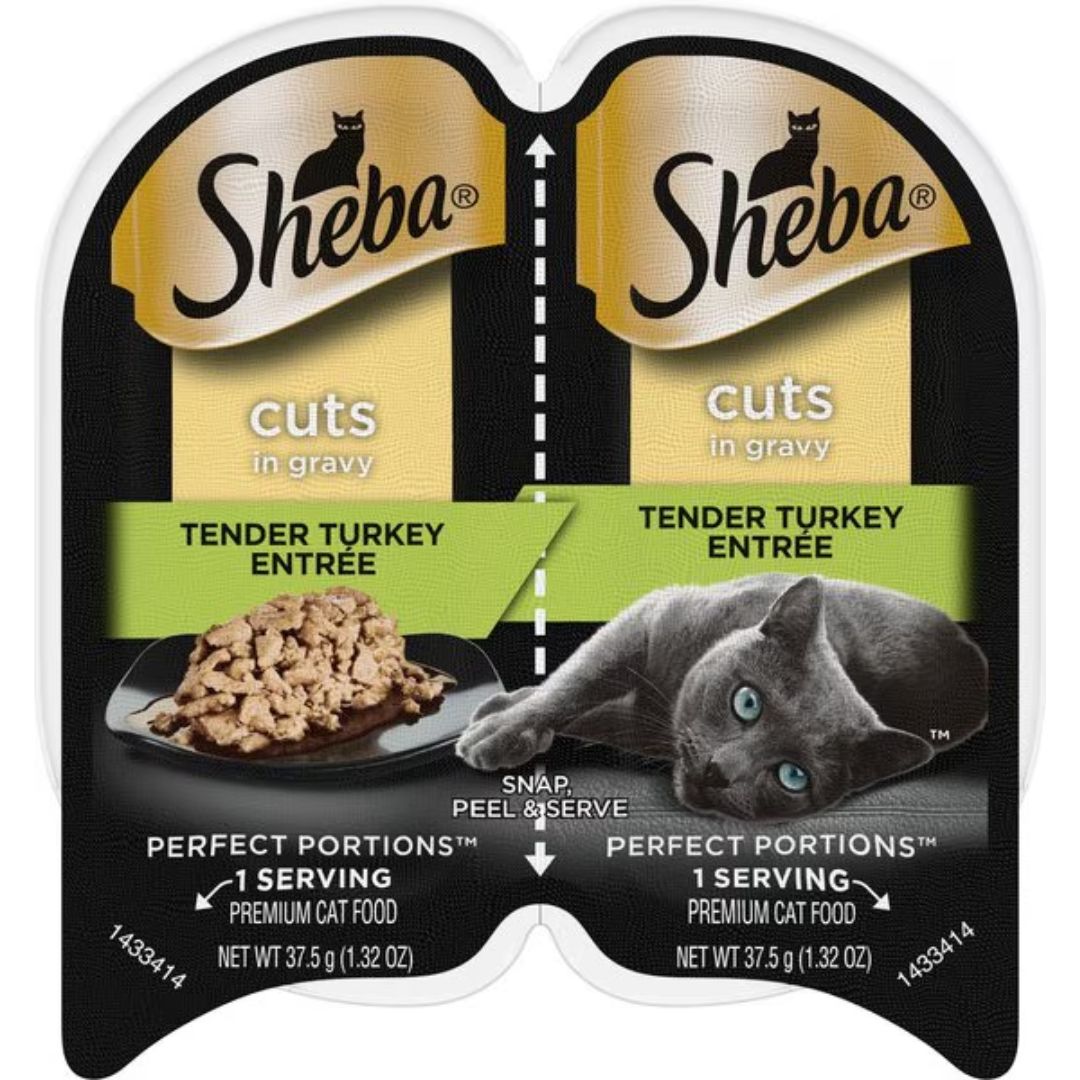 Sheba Perfect Portions Cat Turkey Cuts Wet 2.6oz